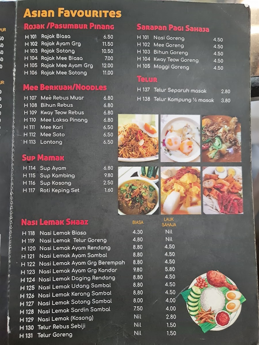Restoran Nasi Kandar Shaaz Menu - Image 6